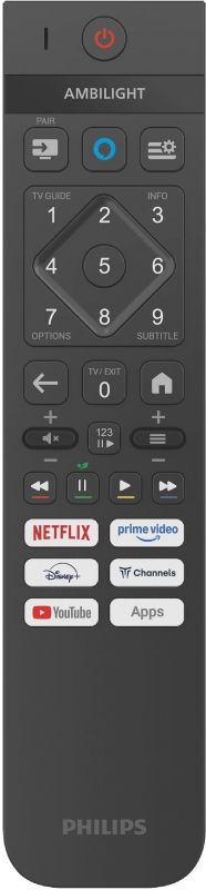 Телевізор 43" Philips QLED 4K 60Hz Smart Titan OS Black Ambilight