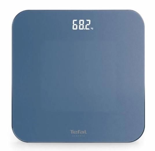 Ваги Tefal підлогові Classic, 180кг, AAAx3 в комплекті, скло, темно-синій