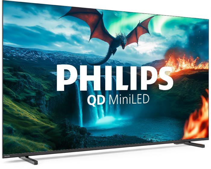 Телевізор 55" Philips MiniLED 4K 60Hz Smart Titan OS Black