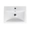 Раковина, умивальник Adamant CERS, штучний камінь, прямокут., з отвором для змішувача, з отвором для переливу, 595x450x158мм, накладний, білий