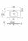 Раковина, умивальник Adamant FLATE, штучний камінь, прямокут., з отвором для змішувача, з отвором для переливу, 1000х450х140мм, накладний, білий