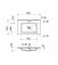 Раковина, умивальник Adamant FLATE, штучний камінь, прямокут., з отвором для змішувача, з отвором для переливу, 800х450х140мм, накладний, білий