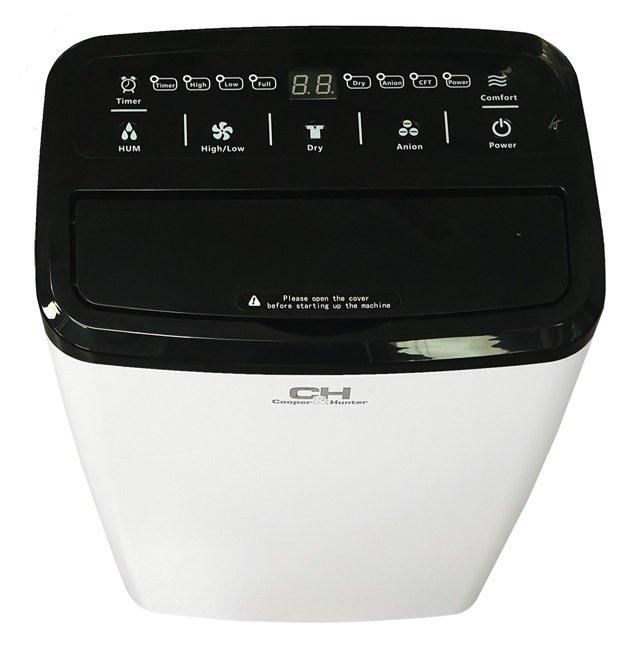 Осушувач повітря Cooper&Hunter CH-D009WD8-20LDWF, 20л.на добу, 50м.кв  , 160м3/год, 300Вт, дисплей, ел.кер-ня, WI-FI, іонізатор, таймер, авто вимк., білий