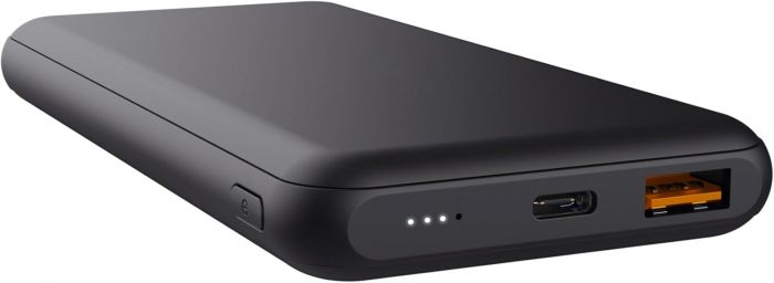 Акумулятор портативний літій-іонний power bank Trust Redoh, 10000мА·год, USB-A/2хUSB-C, 18W, QC 3.0, PD, чорний