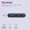 Акумулятор портативний літій-іонний power bank Trust Redoh, 10000мА·год, USB-A/2хUSB-C, 18W, QC 3.0, PD, синій