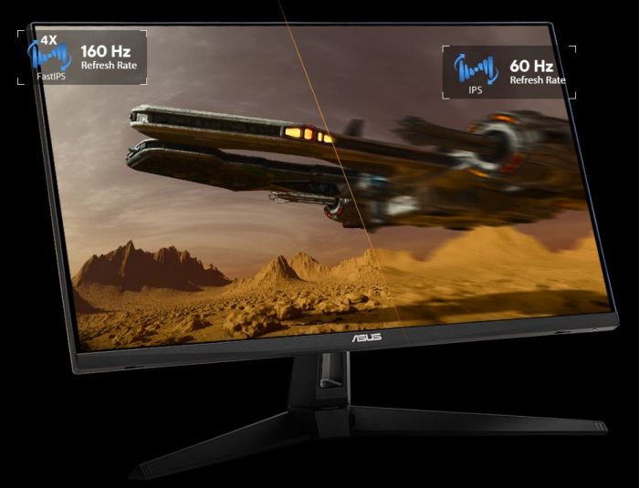 Монітор Asus 27" TUF Gaming VG27UQ1A 2xHDMI, DP, MM, IPS, 3840x2160, 160Hz, 1ms, DCI-P3 95%, AdaptiveSync, HDR10