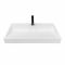 Раковина, умивальник Adamant VISION, штучний камінь, прямокут., з отвором для змішувача, без переливу, 900х455х110мм, накладний, білий
