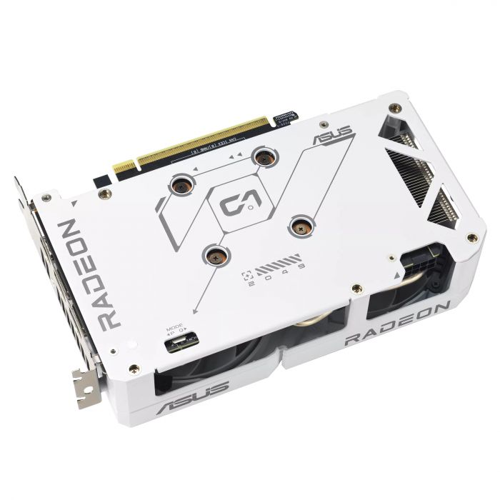 Вiдеокарта ASUS Radeon RX 9060 XT 16GB GDDR6 OC DUAL-RX9060XT-16G-WHITE білий