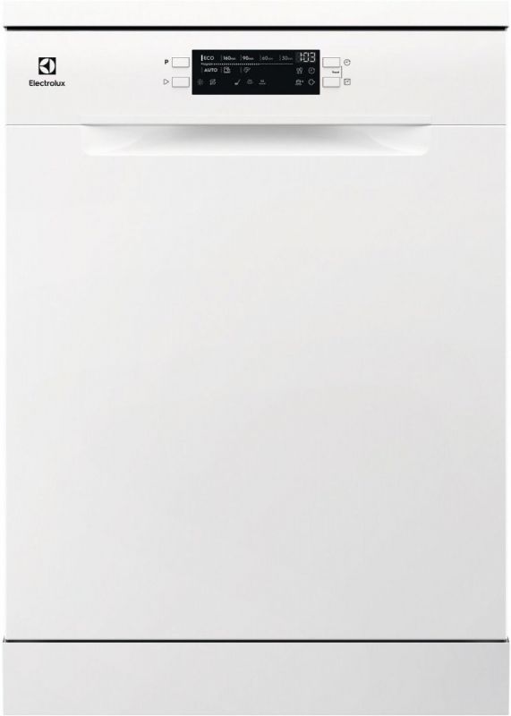 Посудомийна машина Electrolux, 13компл., Е, 60см, дисплей, інвертор, білий