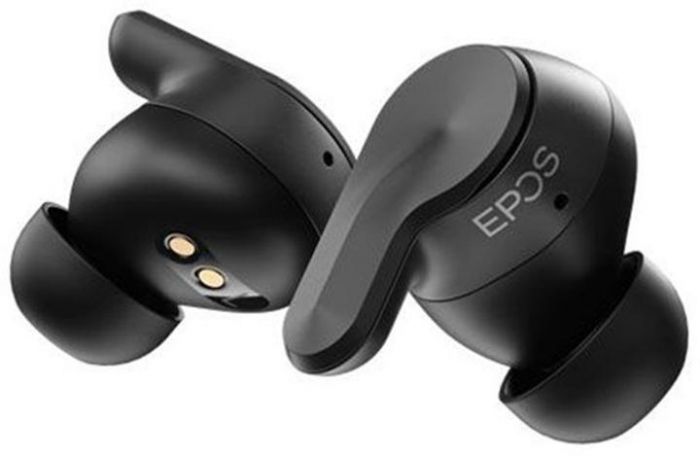 Навушники TWS EPOS ADAPT E1, BT 5.3, ANC, IPX5, SBC, AAC, Microsoft Teams, Zoom, Google Meet, Webex, Mic, Чорний