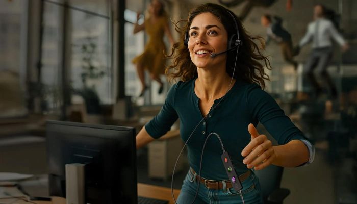 Гарнітура комп'ютерна стерео On-Ear EPOS IMPACT 100 MS, USB C + A, Microsoft Teams, односпрямований, 2м, Чорний