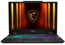 Ноутбук MSI Cyborg 15 B2RWEKG-420XUA 15.6" FHD, Intel Core 7 240H, 16GB, F1TB, NVD5050-8, DOS, Напівпрозорий чорний