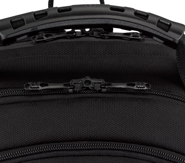 Wenger Icons Backpack, Legacy Black Series, 16" Laptop Backpack, Black