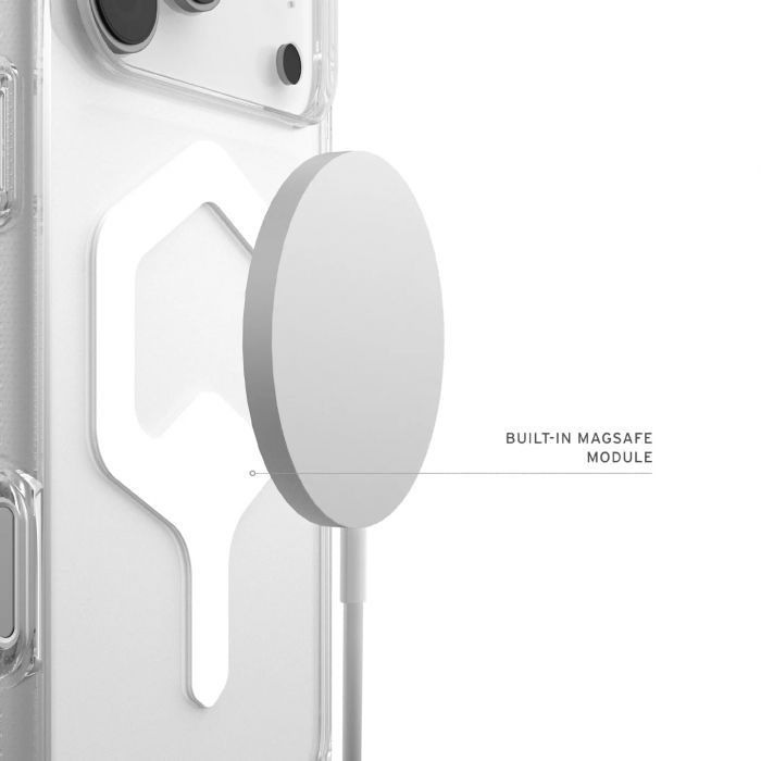 Чохол UAG для iPhone 17 Pro Max, Plyo MagSafe, Ice/White