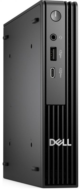 Комп'ютер персональний неттоп Dell Pro Micro, Intel i3-14100T, 8GB, F512GB, UMA, WiFi, кл+м, Lin