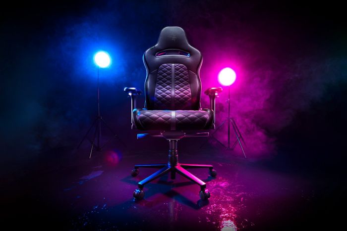 Крісло Razer Enki ПУ шкіра, 4D-Armrests, чорний