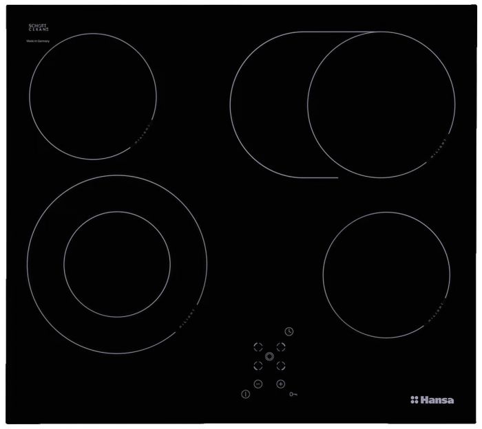 Варильна поверхня Hansa електрична, 60см, чорний