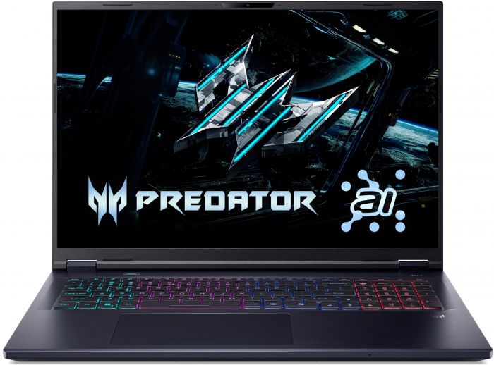 Ноутбук Acer Predator Helios Neo 18 PHN18-72 18" WQXGA IPS, Intel U9-275HX, 64GB, F2TB, NVD5070Ti-12, Win11, чорний