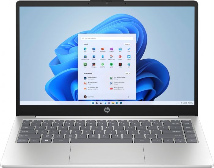 Ноутбук HP 14-ep0035ua 14" FHD IPS AG, Intel i5-1334U, 16GB, F512GB, UMA, DOS, сріблястий