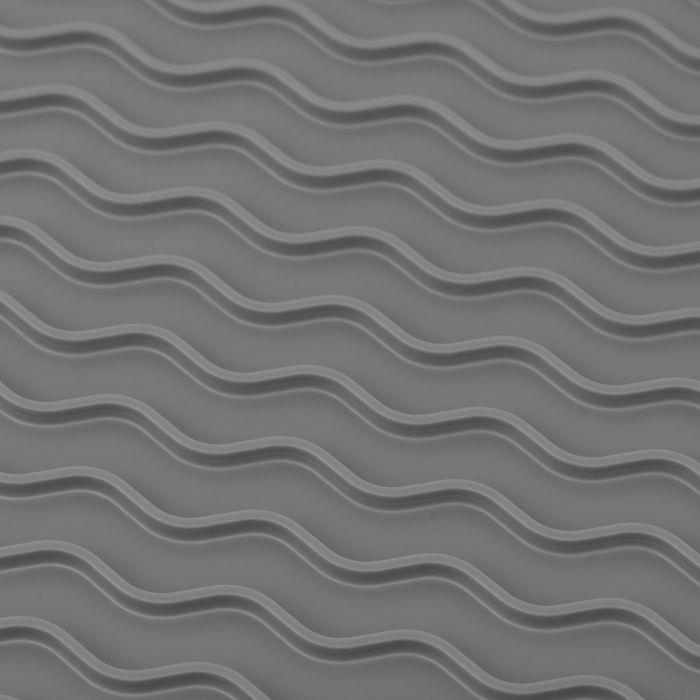 Килимок для сушіння посуду Ardesto Vigor 40х30см, силікон, сірий