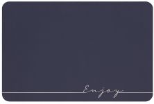 Килимок Ardesto Vigor з нековзною основою 40х60см, поліестер, сірий темний