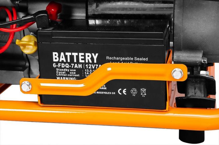 Генератор бензиновий Neo Tools 230В (1 фаза), 2.8/3кВт, електростартер, AVR, 45кг + Портативний зарядний пристрій сонячна панель 90-140