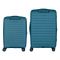 Набір валіз 2E, Aero, поліпропілен, (M+S), TSA, 4 колеса, EXP, синій