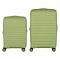 Набір валіз 2E, Aero, поліпропілен, (M+S), TSA, 4 колеса, EXP, оливково-зелений
