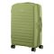 Набір валіз 2E, Aero, поліпропілен, (M+S), TSA, 4 колеса, EXP, оливково-зелений