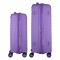 Набір валіз 2E, Aero, поліпропілен, (M+S), TSA, 4 колеса, EXP, лавандовий