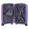 Набір валіз 2E, Aero, поліпропілен, (M+S), TSA, 4 колеса, EXP, лавандовий