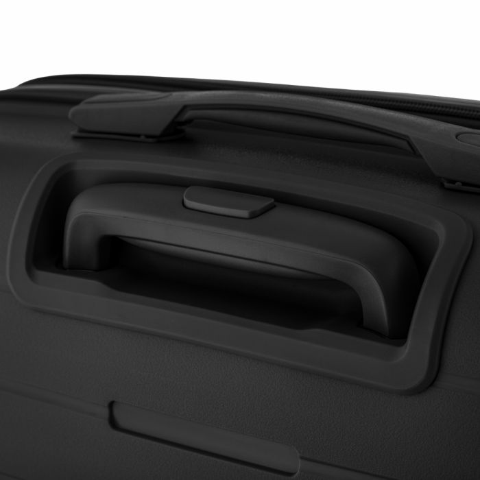 Набір валіз 2E, Aero, поліпропілен, (L+M+S), TSA, 4 колеса, EXP, чорний