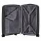 Набір валіз 2E, Aero, поліпропілен, (L+M+S), TSA, 4 колеса, EXP, чорний