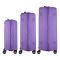 Набір валіз 2E, Aero, поліпропілен, (L+M+S), TSA, 4 колеса, EXP, лавандовий