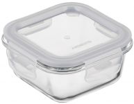 Контейнер для зберігання харчових продуктів Ardesto Gemini 0.31л, боросилікатне скло, пластик, квадратний, прозорий