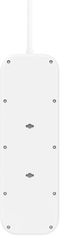Подовжувач мережевий Belkin 2м, 8хТипF, 16А, USB-A/USB-C 18Вт, фільтр, білий