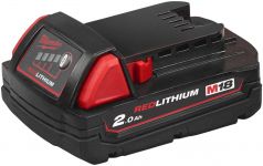 Акумулятор Milwaukee Redlithium M18 18B 2А·год 0.4кг Акумулятор Milwaukee Redlithium M18 18B 2А·год 0.4кг