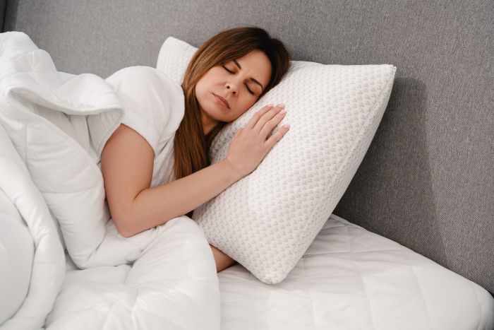 Подушка ортопедична Ardesto Sleepwell, 40х60см, прямокутна, піна меморі, білий