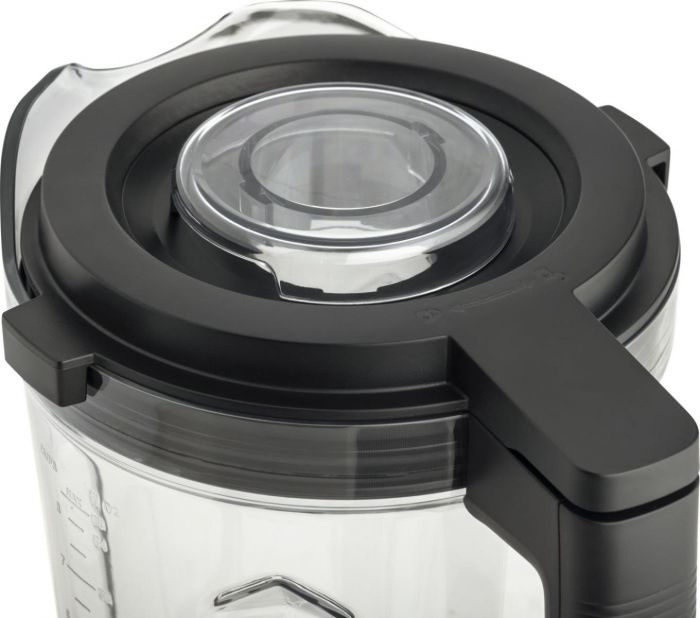 Блендер Gorenje стаціонарний 1500Вт, чаша-2000мл, дисплей, подрібнювач, чорний-нерж