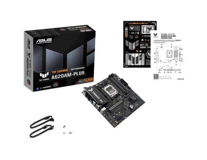 Материнcька плата ASUS TUF GAMING A620AM-PLUS sAM5 A620 4xDDR5 HDMI DP mATX