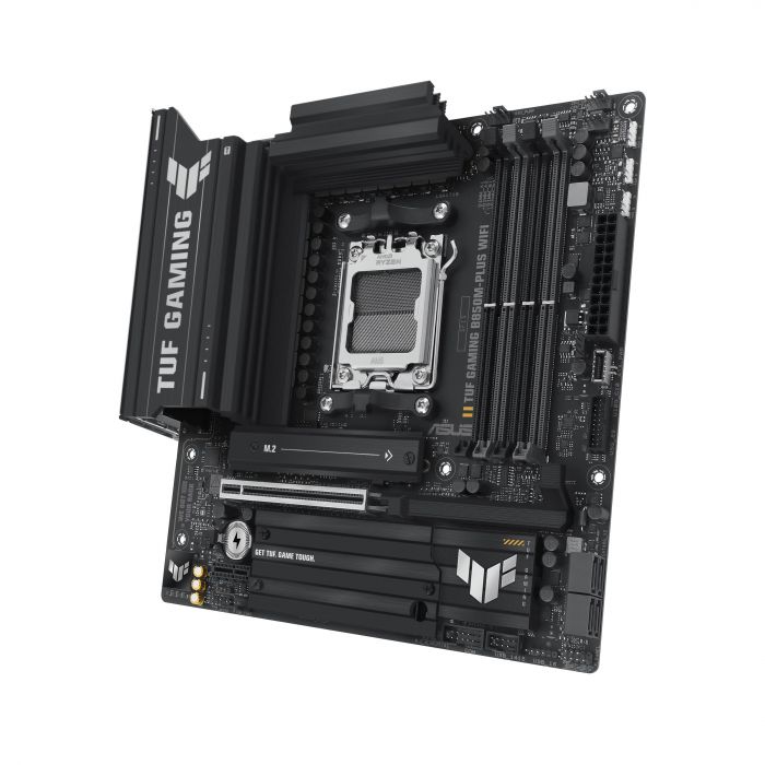 Материнcька плата ASUS TUF GAMING B850M-PLUS WIFI7 sAM5 B850 4xDDR5 M.2 HDMI DP Wi-Fi BT mATX Материнcька плата ASUS TUF GAMING B850M-PLUS WIFI7 sAM5 B850 4xDDR5 M.2 HDMI DP Wi-Fi BT mATX