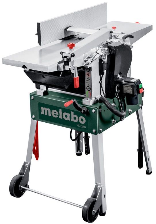 Рейсмусово-фугувальний верстат Metabo HC 260 2200Вт заготовка макс. 160х200мм зняття стружки 0-3мм 71кг Рейсмусово-фугувальний верстат Metabo HC 260 2200Вт заготовка макс. 160х200мм зняття стружки 0-3мм 71кг