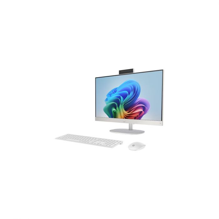 Комп'ютер персональний моноблок HP All-in-One 27" FHD IPS AG, AMD R7-350 AI, 32GB, F2TB, UMA, WiFi, кл+м, Win11, білий Комп'ютер персональний моноблок HP All-in-One 27" FHD IPS AG, AMD R7-350 AI, 32GB, F2TB, UMA, WiFi, кл+м, Win11, білий