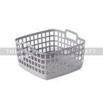 Кошик для зберігання Ardesto 20.6x20x12.4см, 3л, пластик PP, cірий