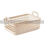 Кошик для зберігання Ardesto 33x22x16.3см, 7л, пластик PP, бежевий