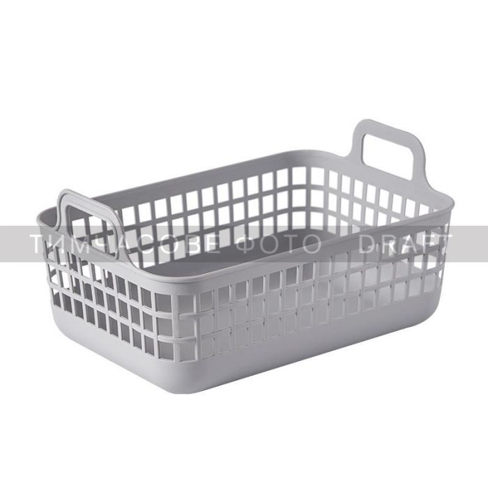 Кошик для зберігання Ardesto 33x22x16.3см, 7л, пластик PP, cірий Кошик для зберігання Ardesto 33x22x16.3см, 7л, пластик PP, cірий