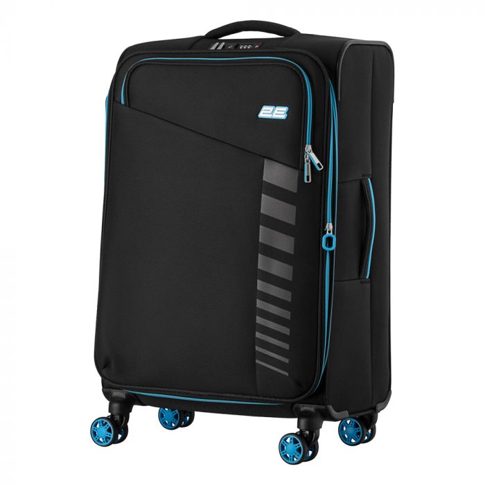 Набір валіз 2E, Trek, (L+M+S), TSA, 4 колеса, + 3 рюкзаки Cabin (2E-BPET-CABIN-BK), поліестр, чорний Набір валіз 2E, Trek, (L+M+S), TSA, 4 колеса, + 3 рюкзаки Cabin (2E-BPET-CABIN-BK), поліестр, чорний