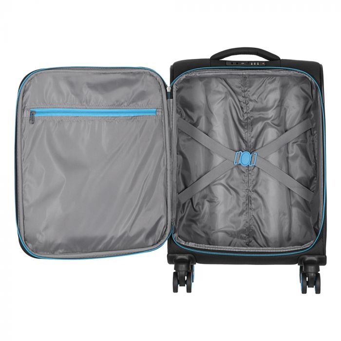 Набір валіз 2E, Trek, (L+M+S), TSA, 4 колеса, + 3 рюкзаки Cabin (2E-BPET-CABIN-BK), поліестр, чорний Набір валіз 2E, Trek, (L+M+S), TSA, 4 колеса, + 3 рюкзаки Cabin (2E-BPET-CABIN-BK), поліестр, чорний