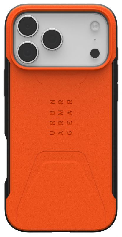 Чохол UAG для iPhone 17 Pro Max, Civilian MagSafe, Orange