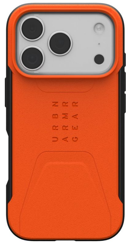 Чохол UAG для iPhone 17 Pro, Civilian MagSafe, Orange
